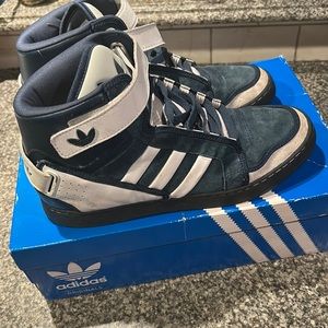 Barely worn custom designed Adidas high tops